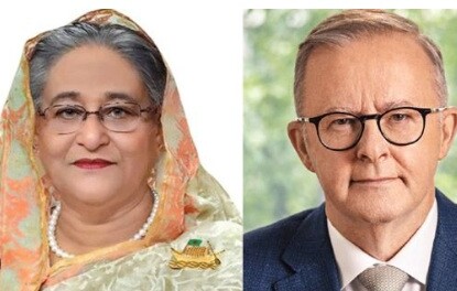 শেখ হাসিনাকে অস্ট্রেলিয়ার প্রধানমন্ত্রীর অভিনন্দন