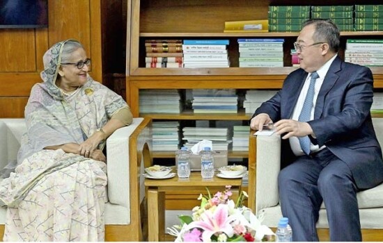 রোহিঙ্গা সংকট সমাধানে চীনের সহযোগিতা চেয়েছেন প্রধানমন্ত্রী