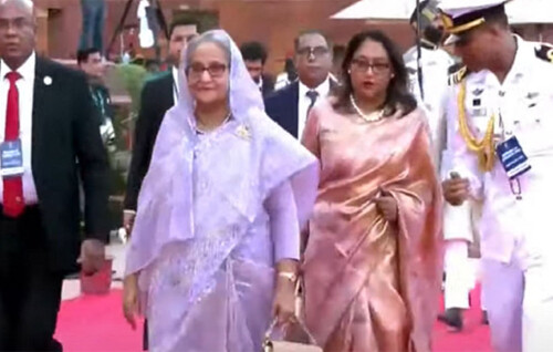 মোদির শপথ অনুষ্ঠানে প্রধানমন্ত্রী শেখ হাসিনা