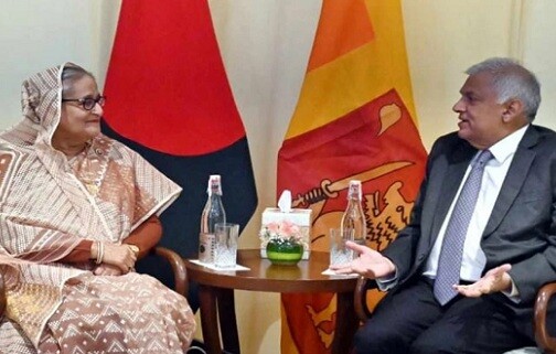 প্রধানমন্ত্রী শেখ হাসিনার সঙ্গে শ্রীলঙ্কার রাষ্ট্রপতির সাক্ষাৎ