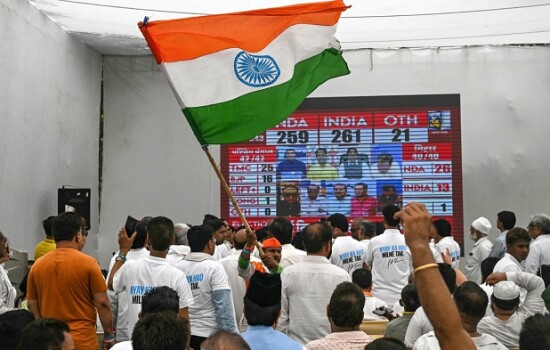 ৫৪২ আসনের ফল ঘোষণা: বিজেপি ২৪০, কংগ্রেস ৯৯