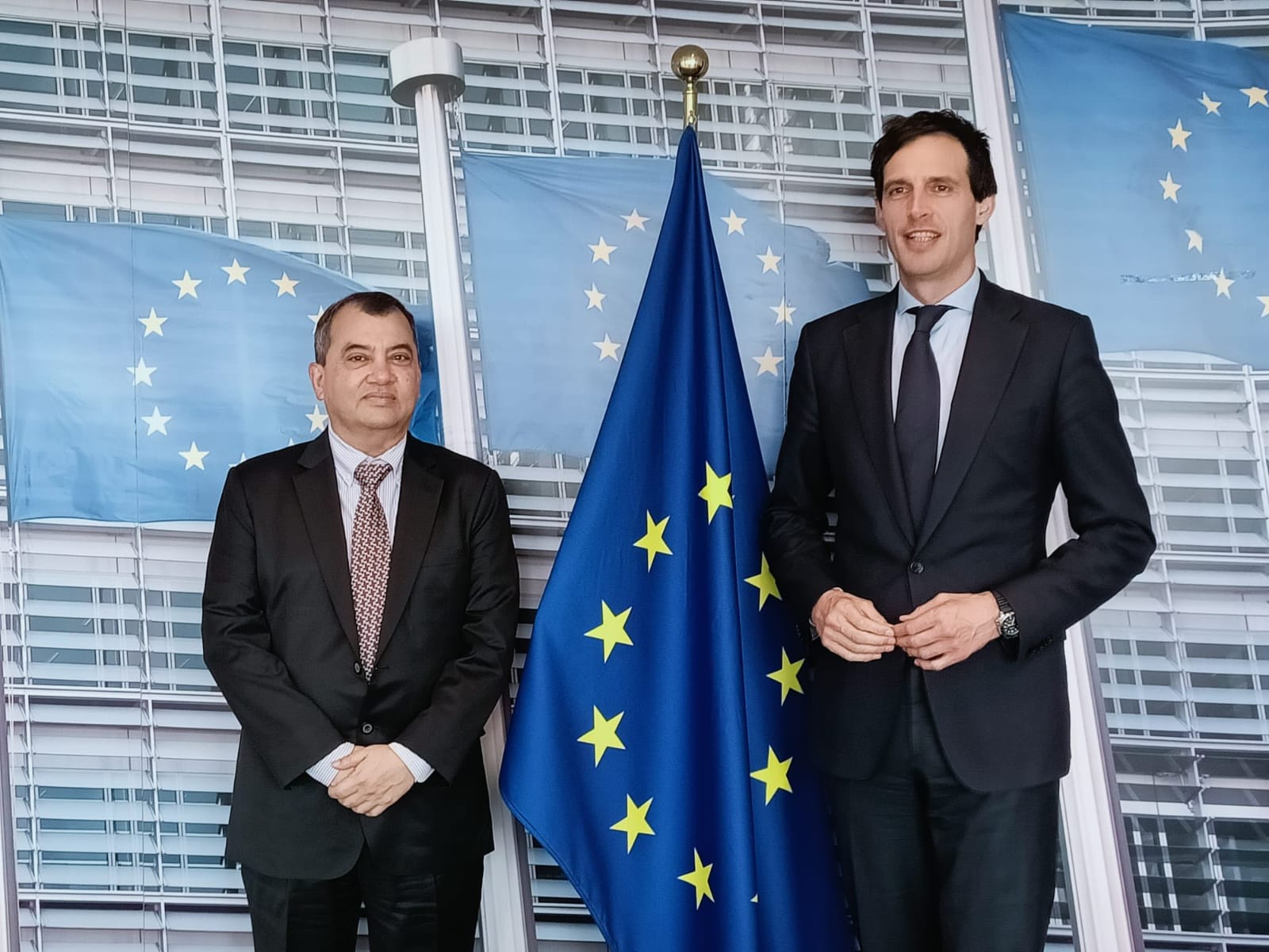 Saber Chowdhury meets with European Commissioner for Climate Action: