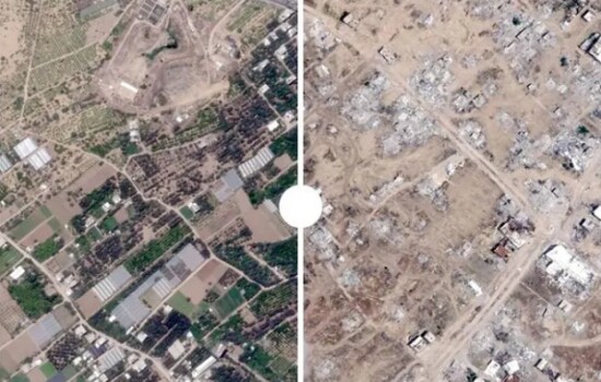 ইসরাইলি হামলায় লন্ডভন্ড গাজার কৃষিজমি