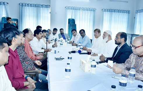 ইন্ডিয়ান মিডিয়া করেসপন্ডেন্টদের সঙ্গে জামায়াতের মতবিনিময়