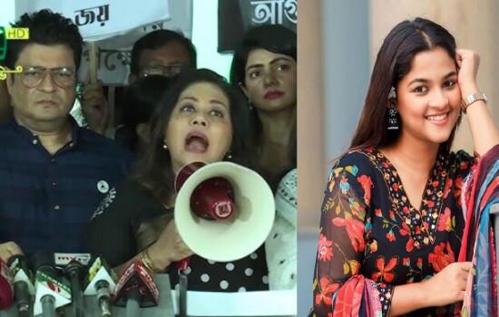 বিটিভি ভবনে যাওয়া শিল্পীদের তীব্র সমালোচনা করলেন সাদিয়া আয়মান