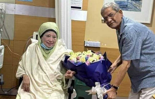 স্বৈরাচারের পতন ঘটানোয় দেশবাসীকে ধন্যবাদ: খালেদা জিয়া