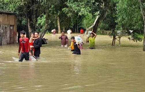 বন্যায় ক্ষতিগ্রস্তদের জন্য ৭ জেলায় ৭ কোটি টাকা দেবে যুক্তরাজ্য