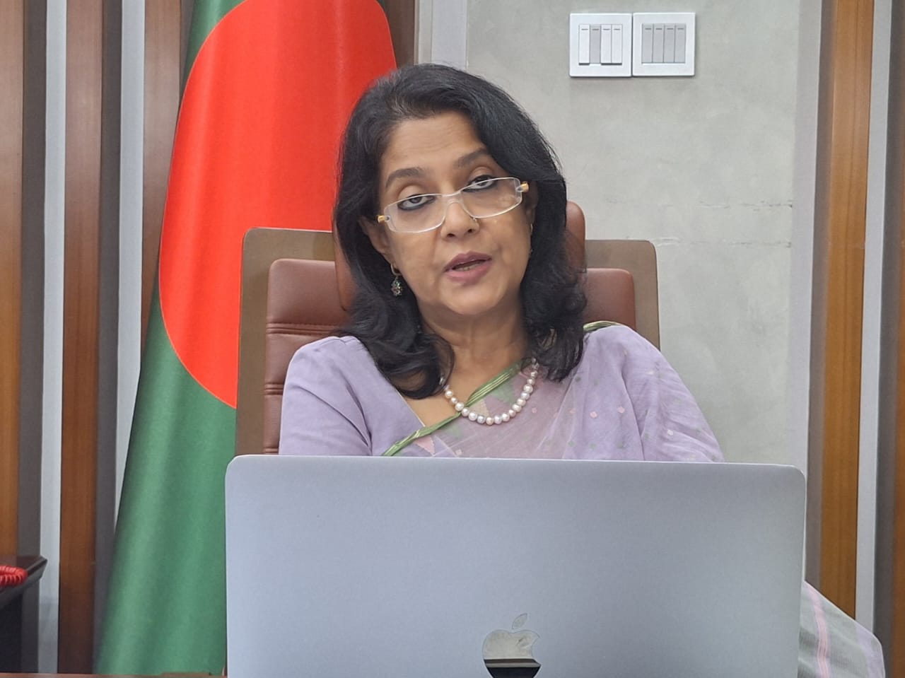 সিআইসিএ মন্ত্রী পর্যায়ের সম্মেলন:প্লাস্টিক দূষণ রোধে বৈশ্বিক প্লাস্টিক চুক্তির আহ্বান জানালেন পরিবেশ উপদেষ্টা সৈয়দা রিজওয়ানা হাসান।