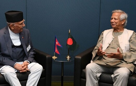 ইউনূস-ওলি বৈঠক: সম্পর্ক জোরদার করতে চায় বাংলাদেশ-নেপাল