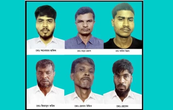 লেফটেন্যান্ট তানজিম হত্যায় জড়িত ৬ জন আটক