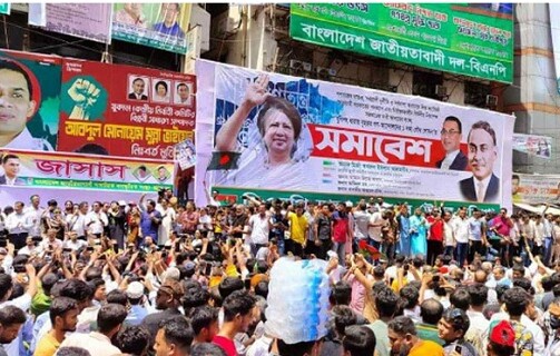 দুপুরে নয়াপল্টনে বিএনপির সমাবেশ