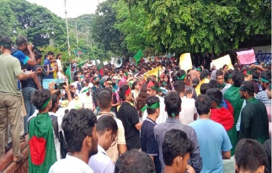 ‘শহীদী মার্চ’ কর্মসূচি টিএসসি থেকে শুরু