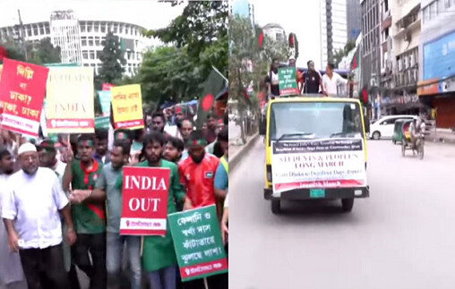 ডম্বুর বাঁধ অভিমুখে লং মার্চ থেকে ৫ দাবি