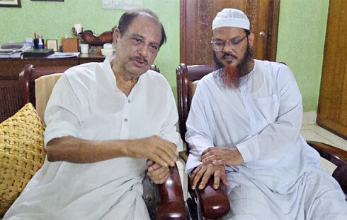 আ স ম আবদুর রবের বাসায় ফয়জুল করীম