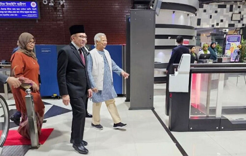 ঢাকা ছাড়লেন মালয়েশিয়ার প্রধানমন্ত্রী