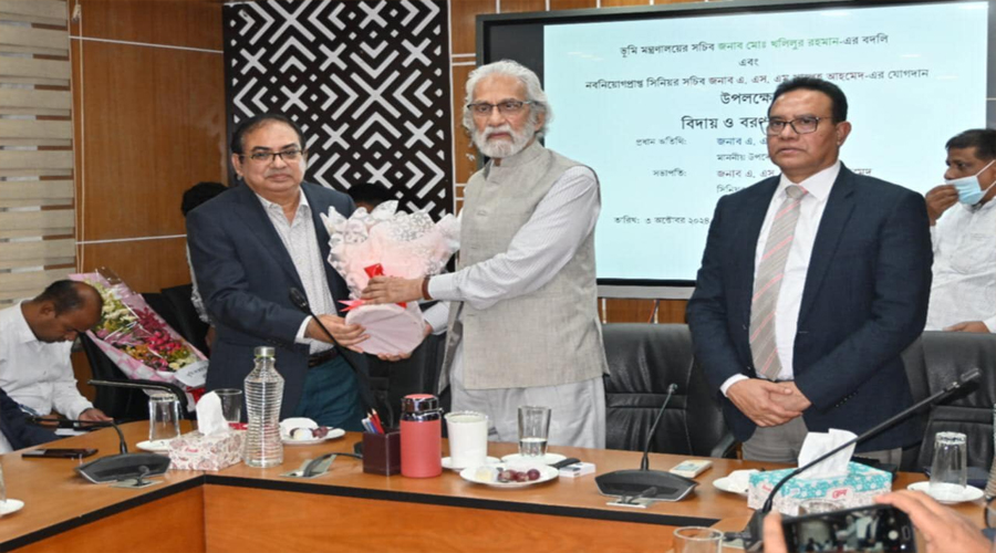 তৃণমূল মানুষের কাঙ্ক্ষিত ভূমি ব্যবস্থাপনা কার্যক্রমকে দুর্নীতি ও হয়রানিমুক্ত করতে ভূমি উপদেষ্টার আহ্বান