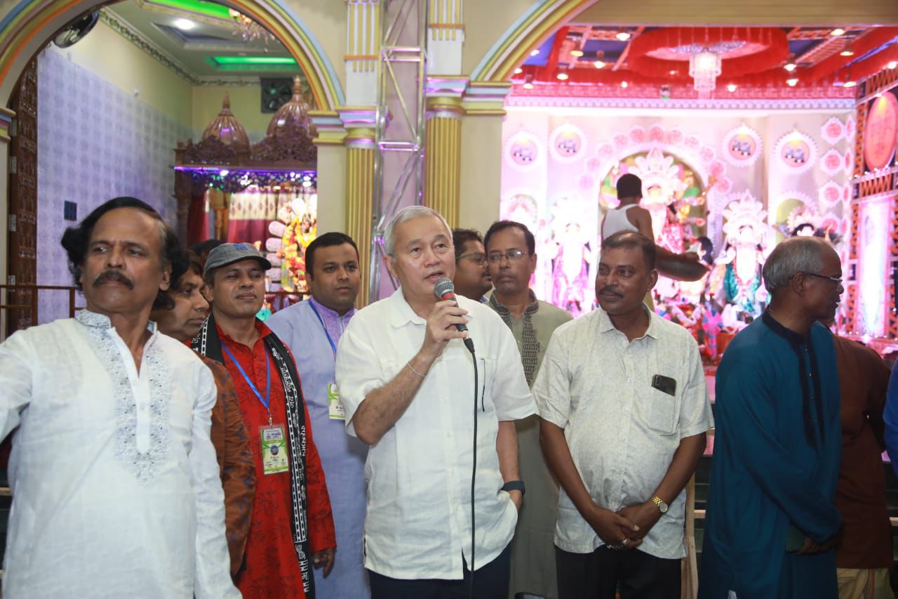 দুর্গাপূজা অশুভশক্তিকে পরাজিত করে শুভ শক্তিতে রূপান্তরিত করবে- উপদেষ্টা সুপ্রদীপ চাকমা