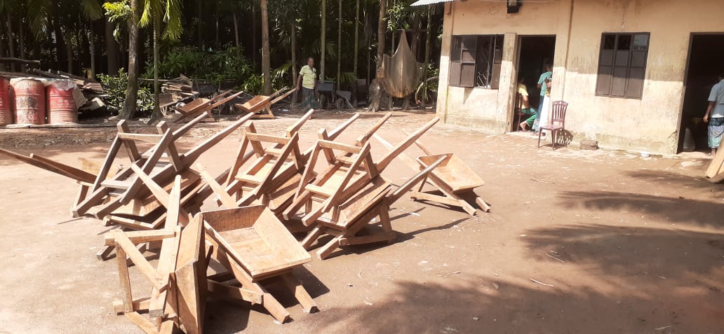 লক্ষ্মীপুরে ইট ভাটা বন্ধের দাবিতে স্থানীয়দের বিক্ষোভ 