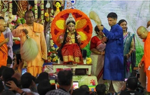 উৎসাহ ও উদ্দীপনার মধ্য দিয়ে কুমারী পূজা উদযাপন