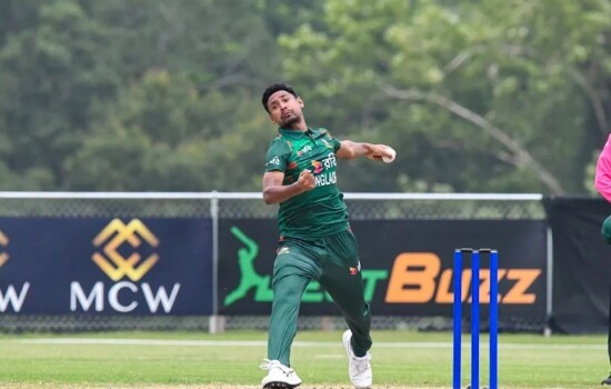 মোস্তাফিজের বোলিং আগ্রাসনে ধুঁকছে আফগানিস্তান