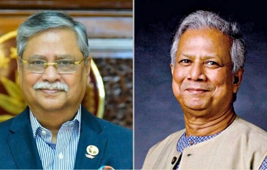 ইংরেনজী নববর্ষ উপলক্ষে রাষ্ট্রপতি ও প্রধান উপদেষ্টার শুভেচ্ছা