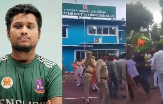 বাংলাদেশি দূতাবাসে হামলা, বিক্ষোভের ডাক দিলেন হাসনাত