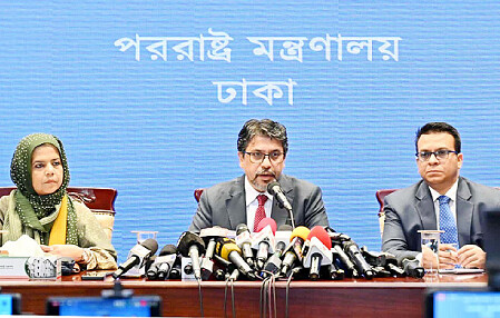 আমাদের অভ্যন্তরীণ বিষয়ে অন্য দেশের মন্তব্য সমীচীন নয়: বিক্রম মিশ্রিকে পররাষ্ট্রসচিব