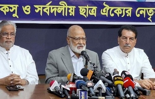 ষড়যন্ত্র হচ্ছে, ঐক্যবদ্ধ হয়ে মোকাবিলা করতে হবে: ড. খন্দকার মোশাররফ