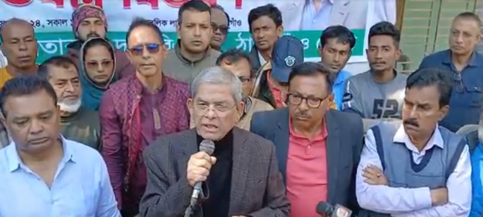 গণহত্যা-সন্ত্রাসী কাজে জড়িতদের বিএনপিতে ঠাঁই নাই : ঠাকুরগাঁওয়ে মির্জা ফখরুল