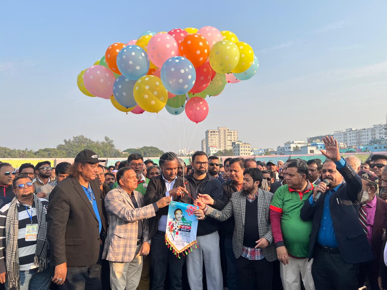 ময়মনসিংহে আরাফাত রহমান কোকো স্মৃতি ফুটবল টূর্নামেন্টের উদ্বোধনী খেলা অনুষ্ঠিত