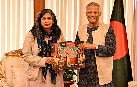 ব্রিটিশ এমপি রূপাকে সুষ্ঠু ভোটের আশ্বাস প্রধান উপদেষ্টার