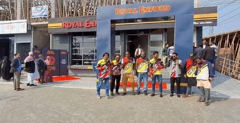 নরসিংদীতে রয়েল এনফিল্ড শোরুম উদ্বোধন