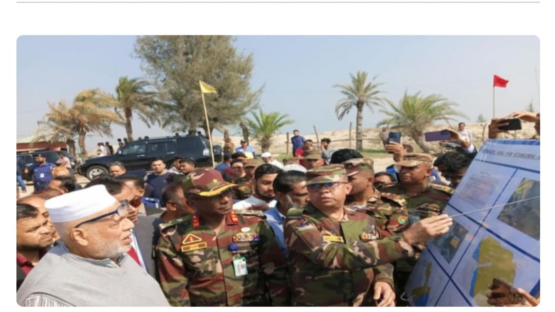 সীতাকুণ্ডে বাঁশবাড়িয়া-গুপ্তছড়া ফেরিঘাট চলমান কার্যক্রম পরিদর্শনে উপদেষ্টা ফাওজুল কবির খান