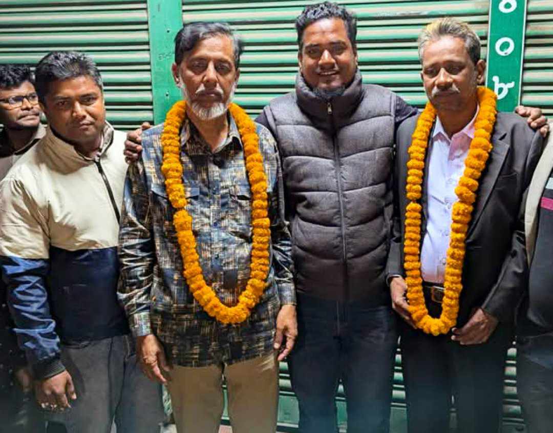 রাজবাড়ী প্রেসক্লাবের সভাপতি কুদ্দুস বাবু, সম্পাদক হিরণ