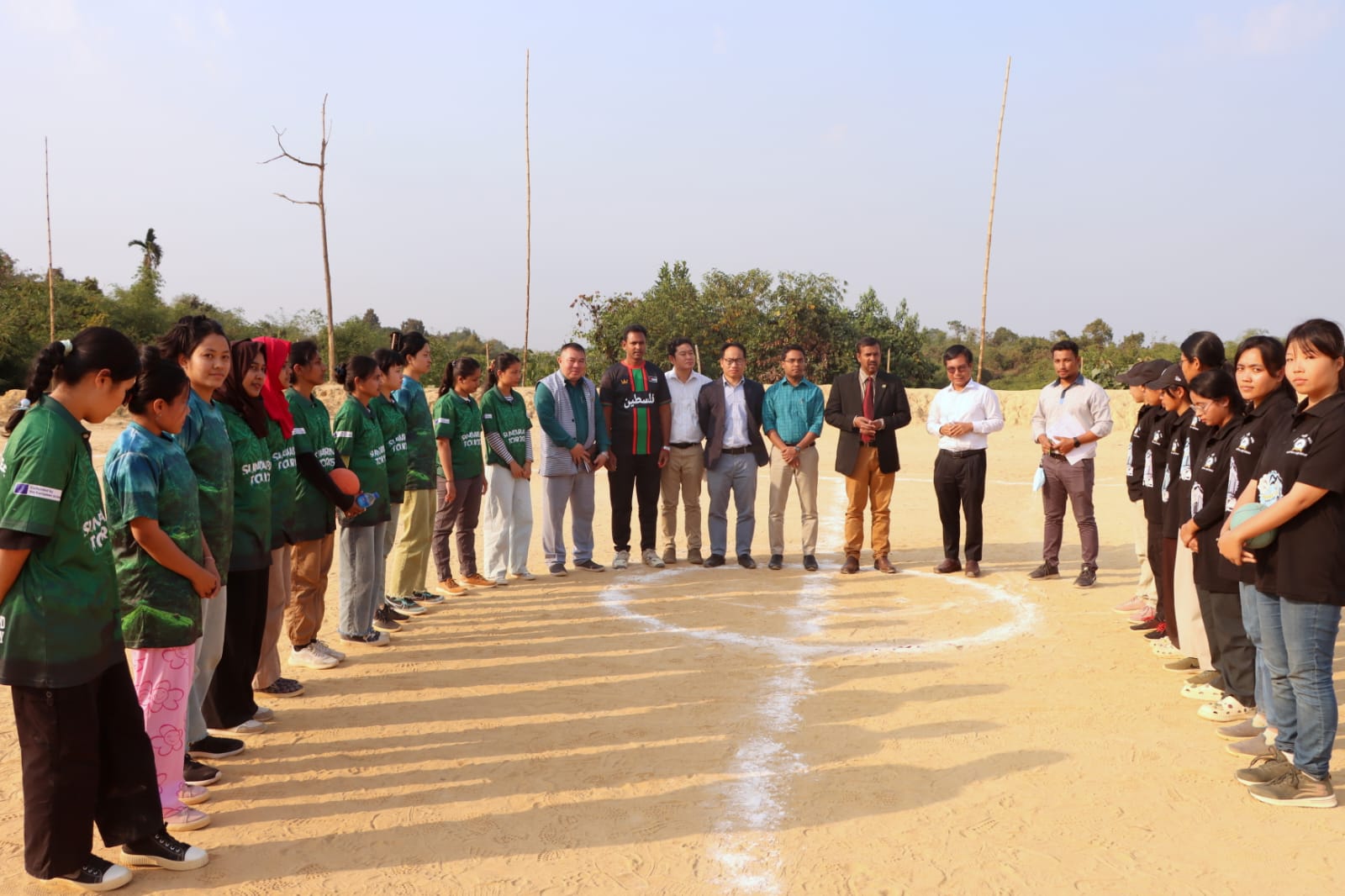 রাবিপ্রবিতে ছাত্রীদের হ্যান্ডবল ফাইনাল খেলা