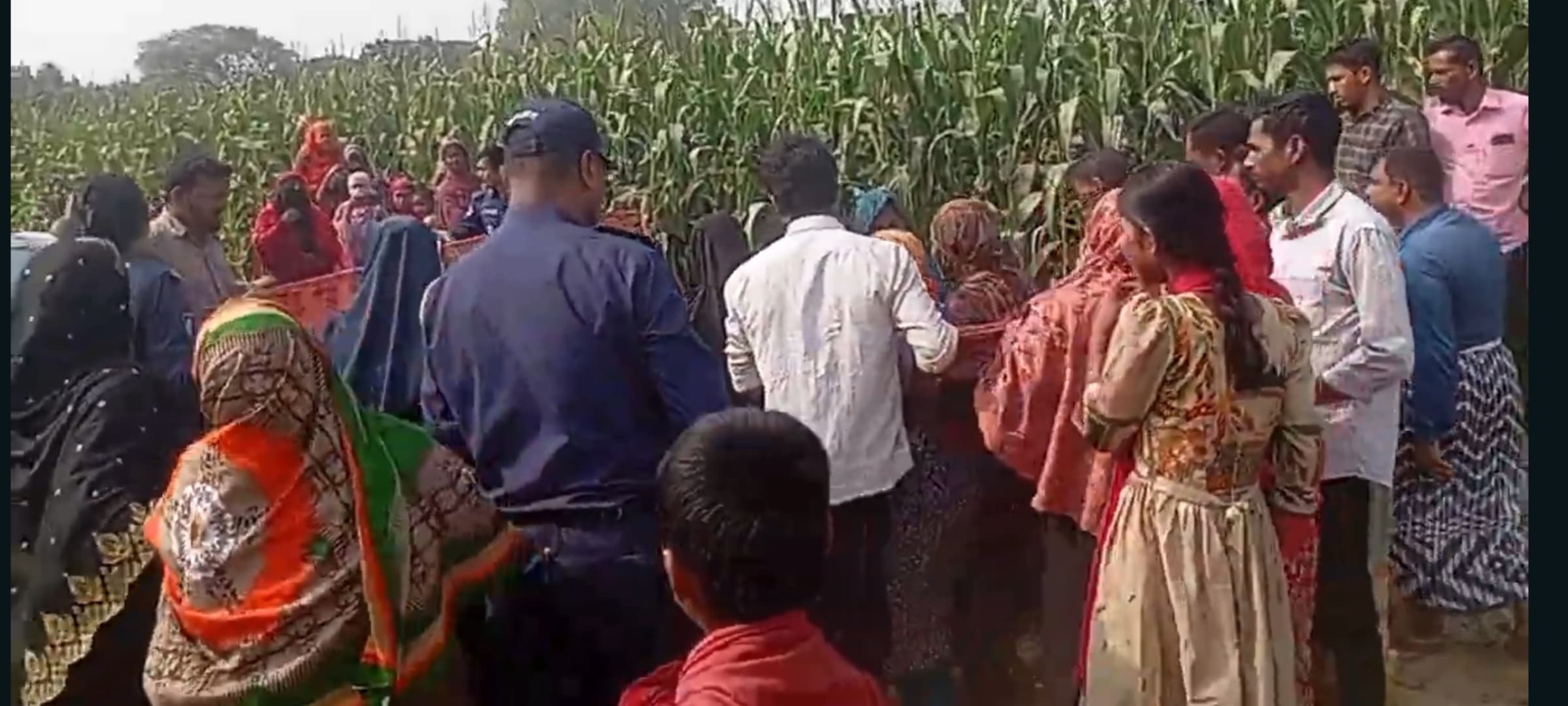 ঠাকুরগাঁওয়ে ভূট্টা ক্ষেত থেকে নারীর মরদেহ উদ্ধার পলাতক স্বামী