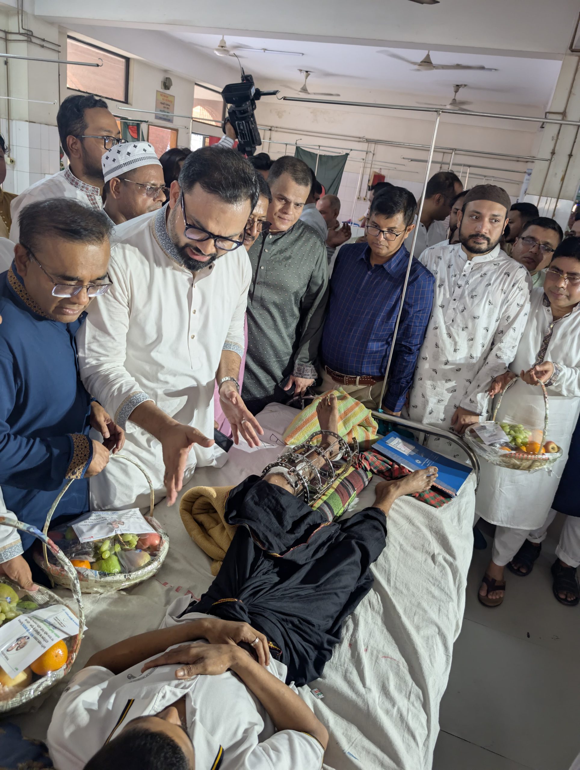 জুলাই গণঅভ্যুত্থানে আহত পরিবারের পাশে থাকবে বিএনপি- আমিনুল হক