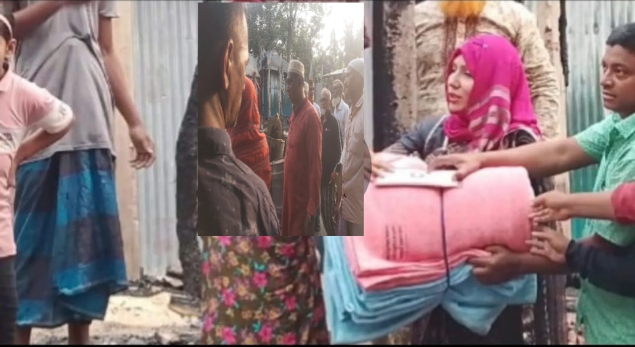 বি-পাড়া উপজেলা চৌব্বাস গ্রামে আগুনে পুড়ে নিঃস্ব হলো একটি পরিবার; ক্ষয়ক্ষতির পরিমান প্রায় ৪০লাখ টাকা