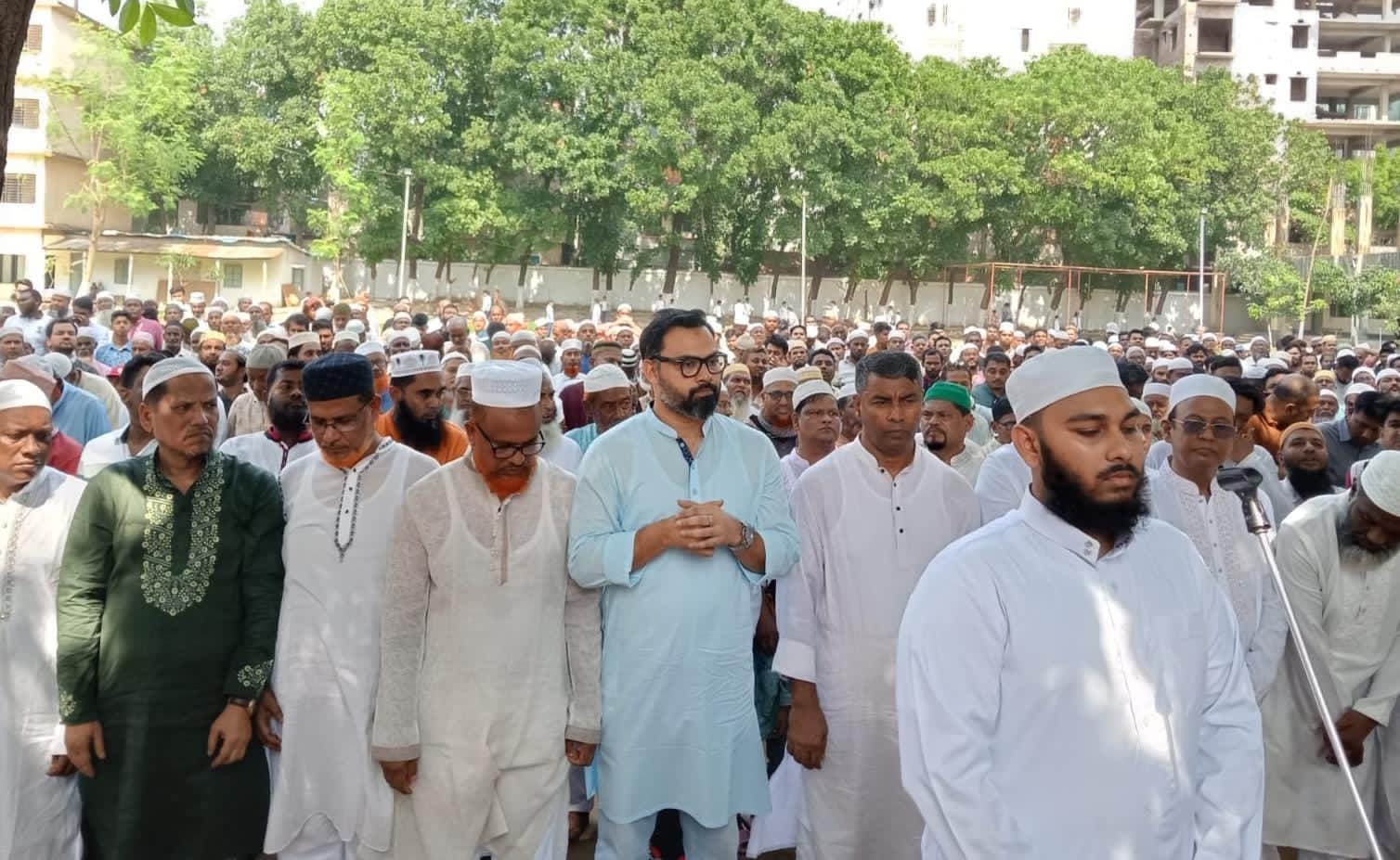 বিএনপি নেতা হাজী জহিরের পিতার জানাযা সম্পন্ন; আমিনুল হকের শোক