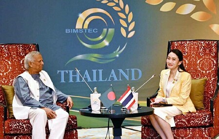 প্রধান উপদেষ্টা ও থাই প্রধানমন্ত্রীর দ্বিপাক্ষিক বৈঠক