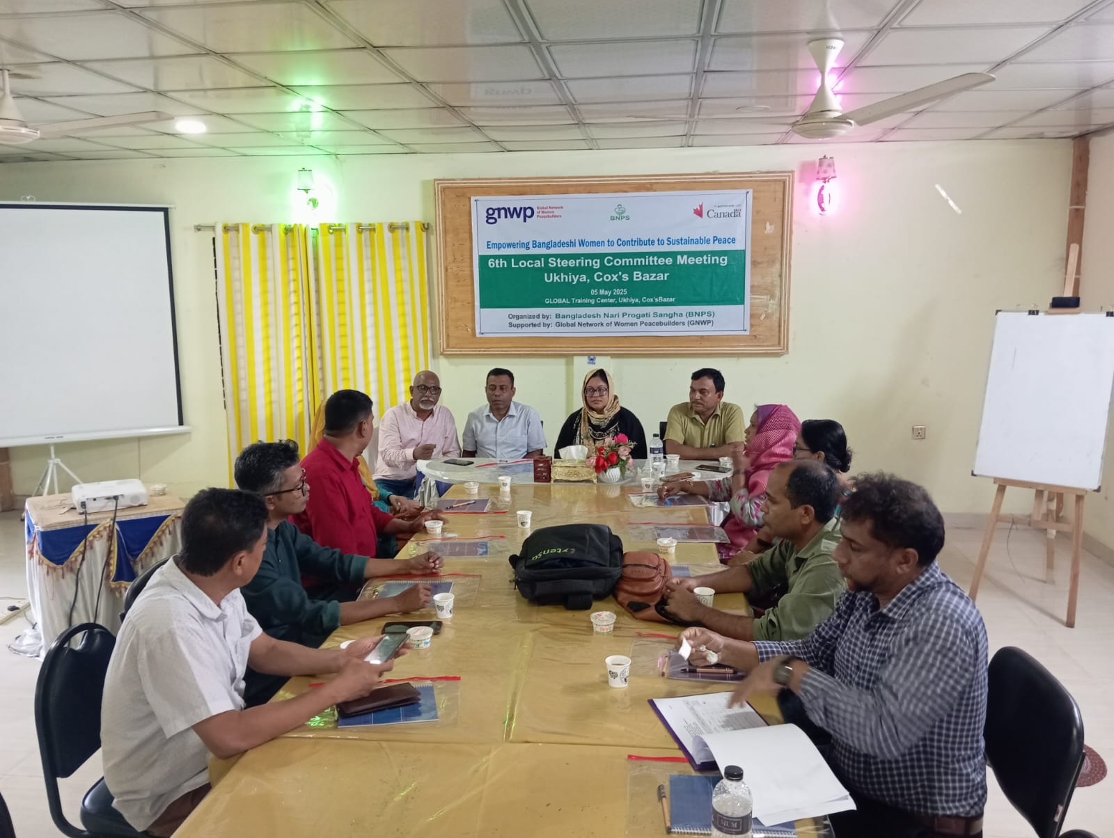 উখিয়ায় নারী, শান্তি ও নিরাপত্তা বিষয়ক স্টিয়ারিং কমিটির মাসিক সভা ও ইউএনওর সাথে মতবিনিময় অনুষ্ঠিত