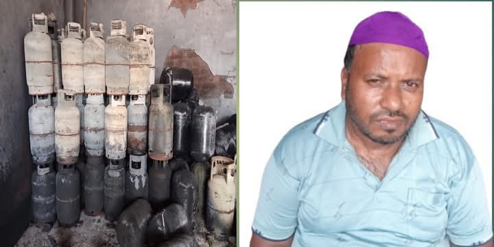 আশুলিয়ায় লাইসেন্স বিহীন এল পি গ্যসের দোকান অবৈধ রিফিল প্রতিনিয়ত দুর্ঘটনা।