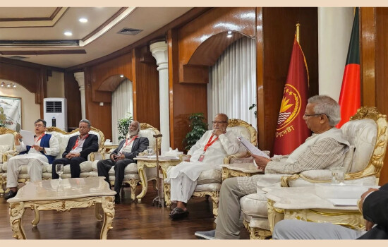 ড. ইউনূসের সঙ্গে বৈঠকে‌ বিএনপির প্রতিনিধিদল