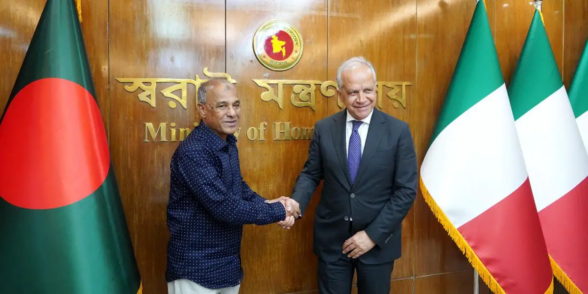 বাংলাদেশ থেকে বৈধ পথে আরও কর্মী নিতে আগ্রহী ইতালি- স্বরাষ্ট্র উপদেষ্টা