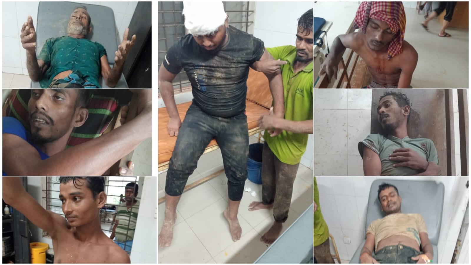 রাজস্থলীর সীমান্ত সড়কে ট্রাক দুর্ঘটনায় ৭ শ্রমিক আহত