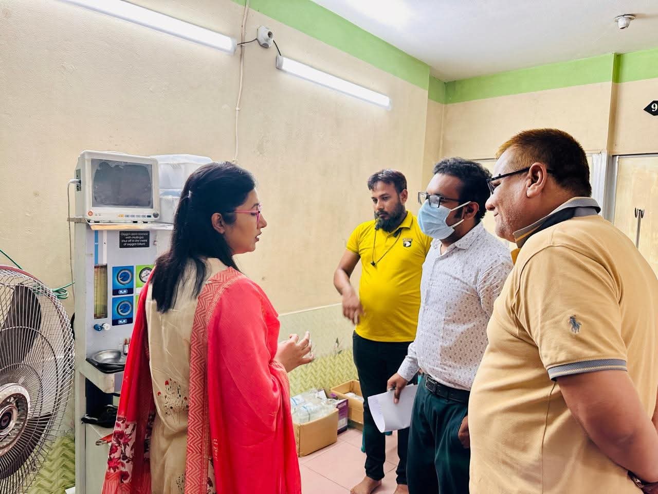 বীরগঞ্জে প্রাইভেট ক্লিনিকে অভিযান। ৪৫ হাজার টাকা জরিমানা