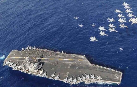 ইরানের দিকে ধেয়ে যাচ্ছে যুক্তরাষ্ট্রের পারমাণবিক বৃহত্তর রণতরী