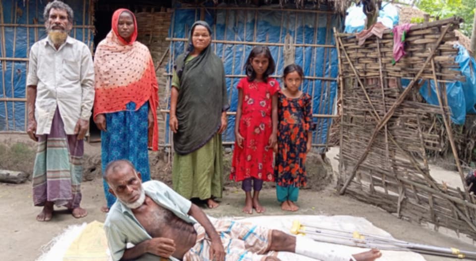 দুর্ঘটনায় আহত তফিজুল, চিকিৎসার জন্য সমাজের বিত্তবানদের সহযোগিতা কামনা