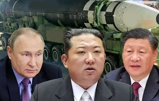 এক মঞ্চে কিম, পুতিন ও শি জিনপিং