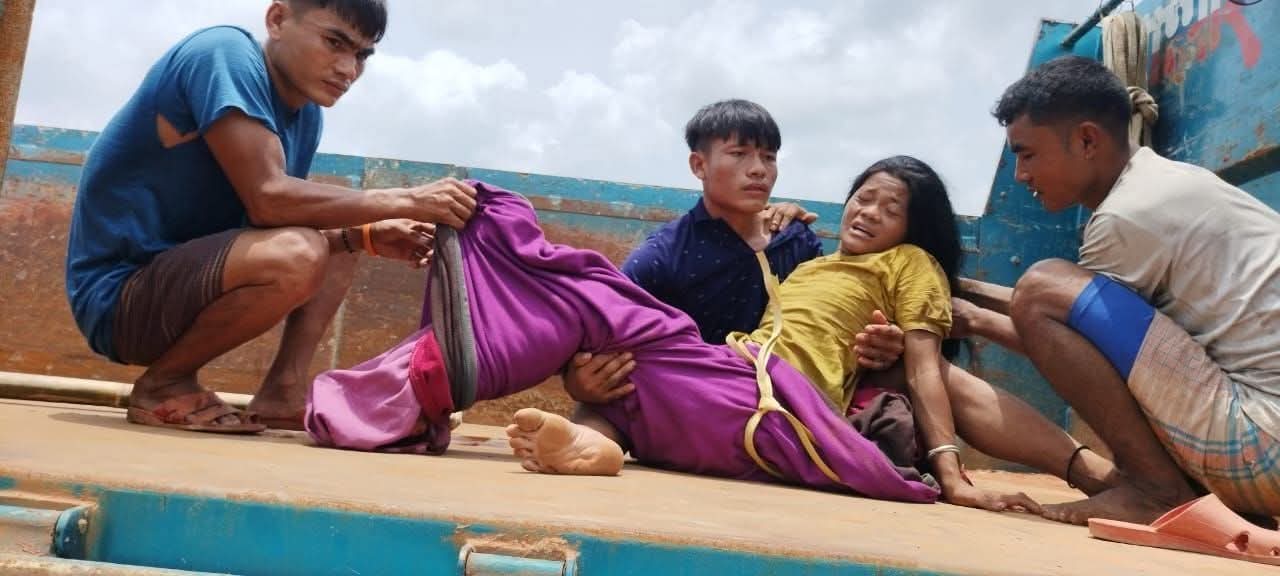 নাইক্ষ্যংছড়ি সীমান্তে মাইন বিস্ফোরণে এক নারীর পা বিচ্ছিন্ন